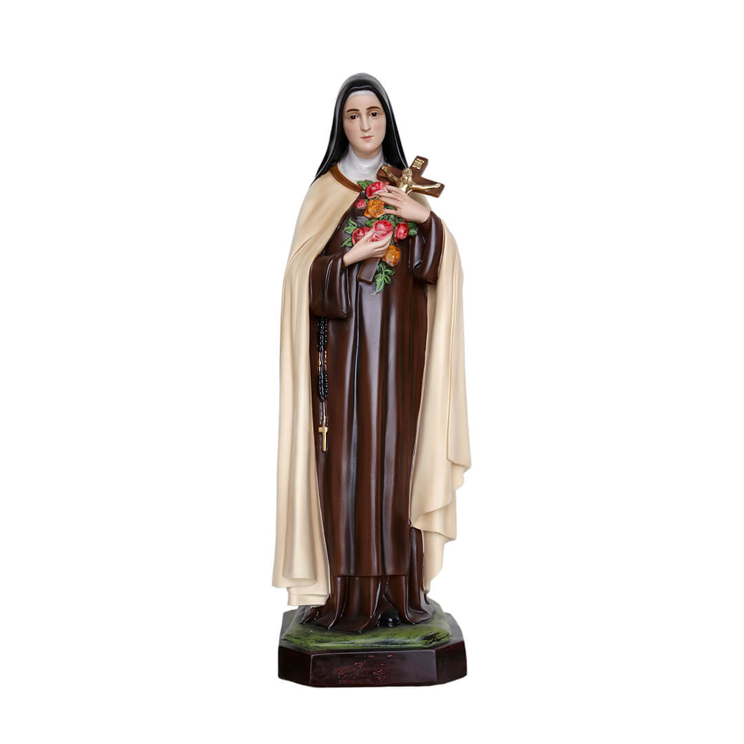 Statua Santa Teresa - 80cm - Lux Dei - Vendita Articoli Religiosi