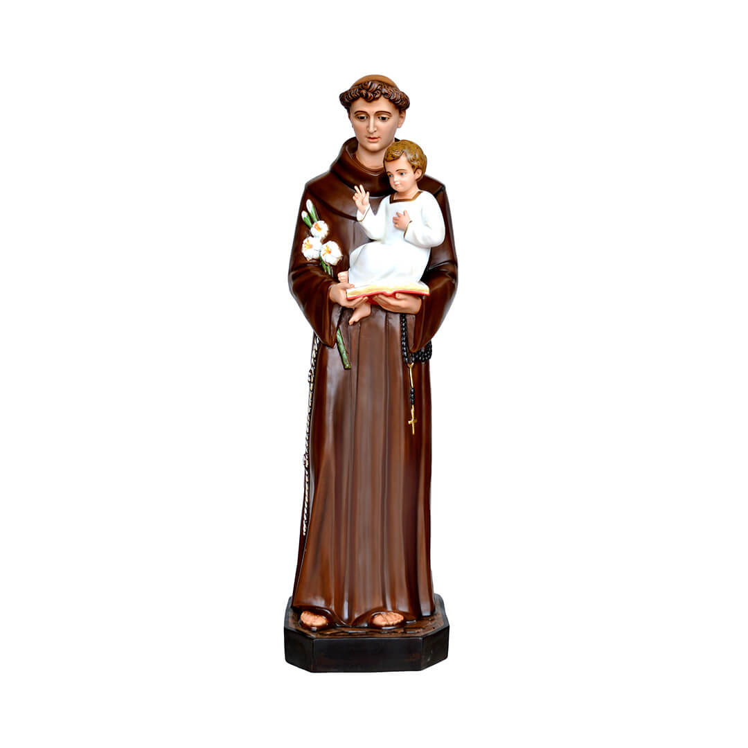Statua Sant'Antonio Abate- 155cm - Lux Dei - Vendita Articoli Religiosi