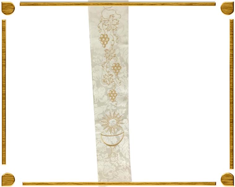 Stola Ricamata con Calice e Uva - luxdei.it
