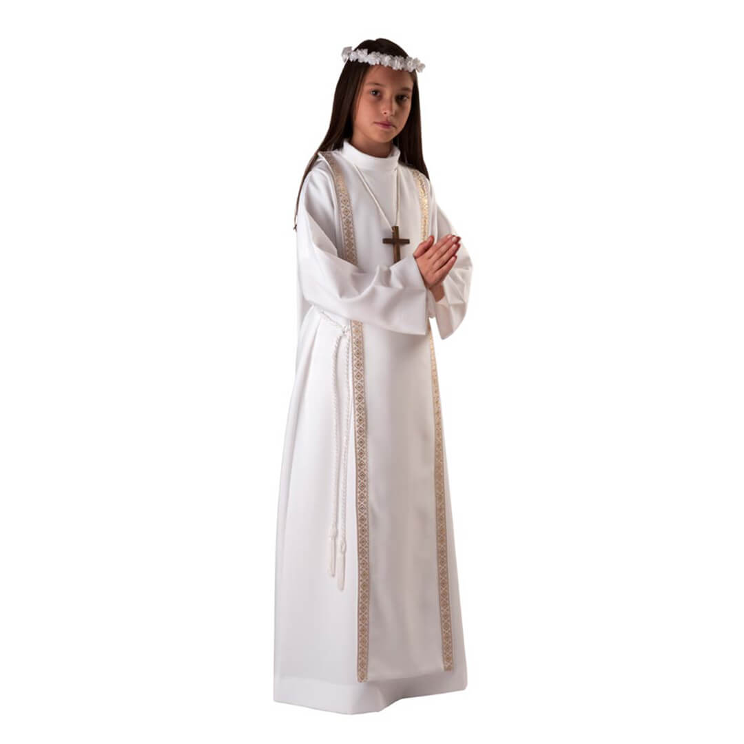 Tunica Prima Comunione - Modello Chiara - Lux Dei - Vendita Articoli Religiosi
