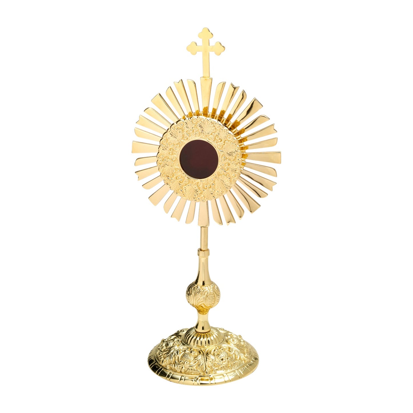 Reliquiario dorato H 44 cm