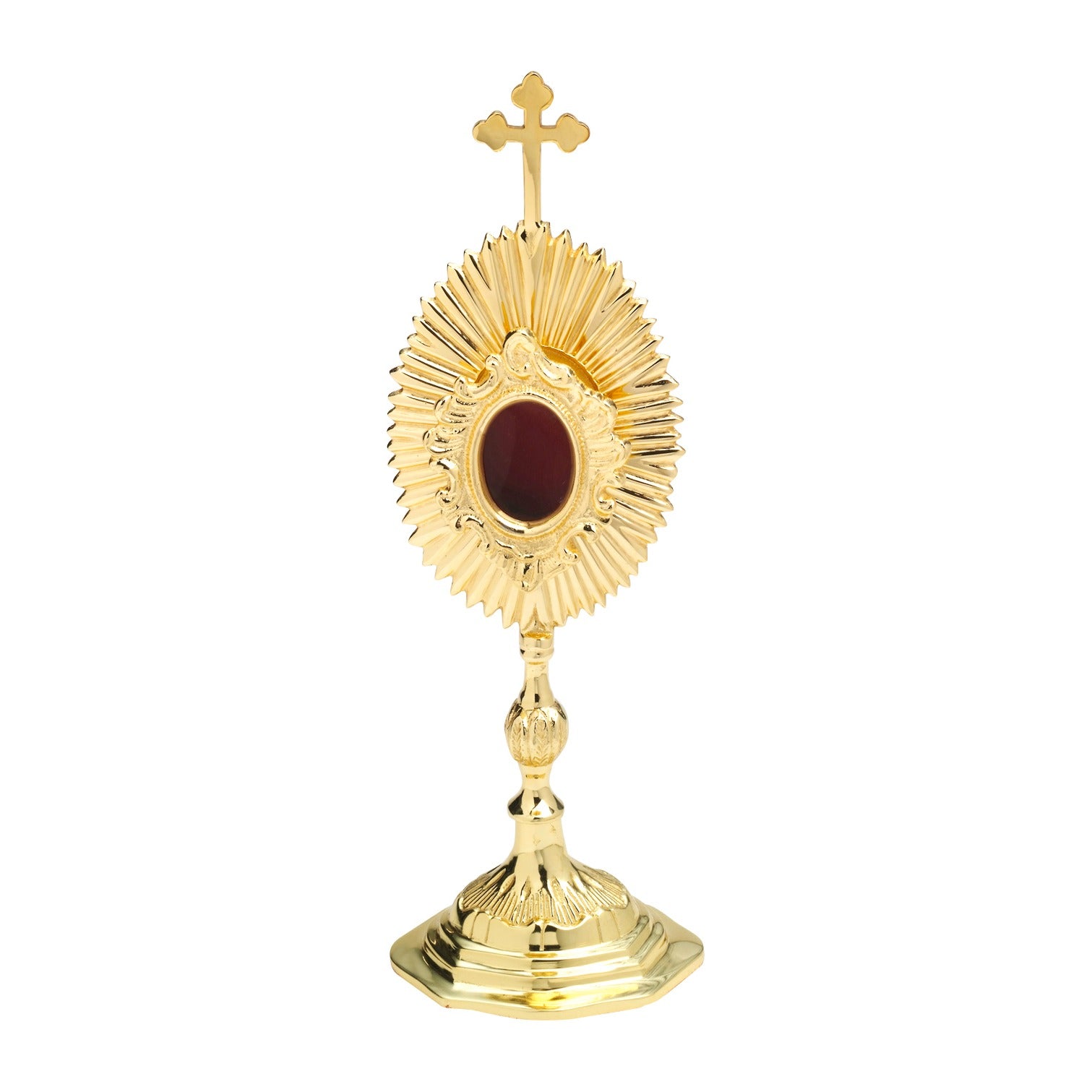 Reliquiario dorato H 22 cm