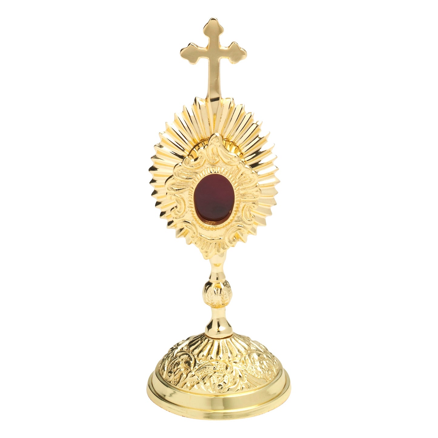 Reliquiario dorato H 17 cm
