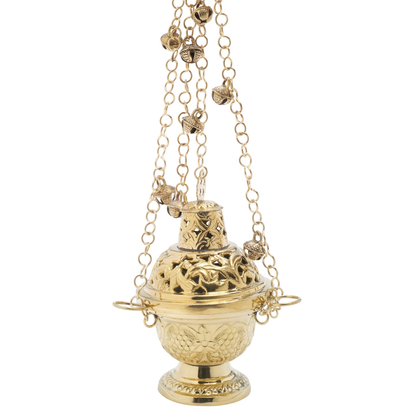 Turibolo con campanelli H 16 cm