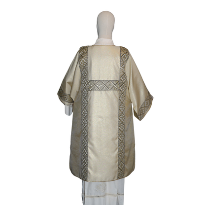 Dalmatica Oro Lurex con Galloni Fronte e Retro
