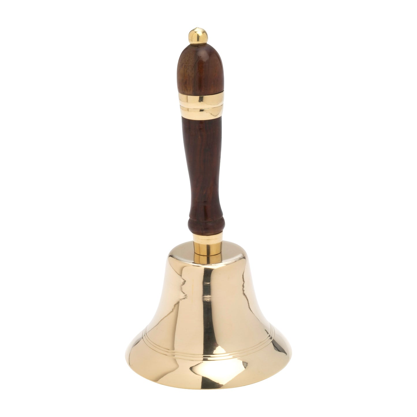 Campana altare manico di legno H 23 cm