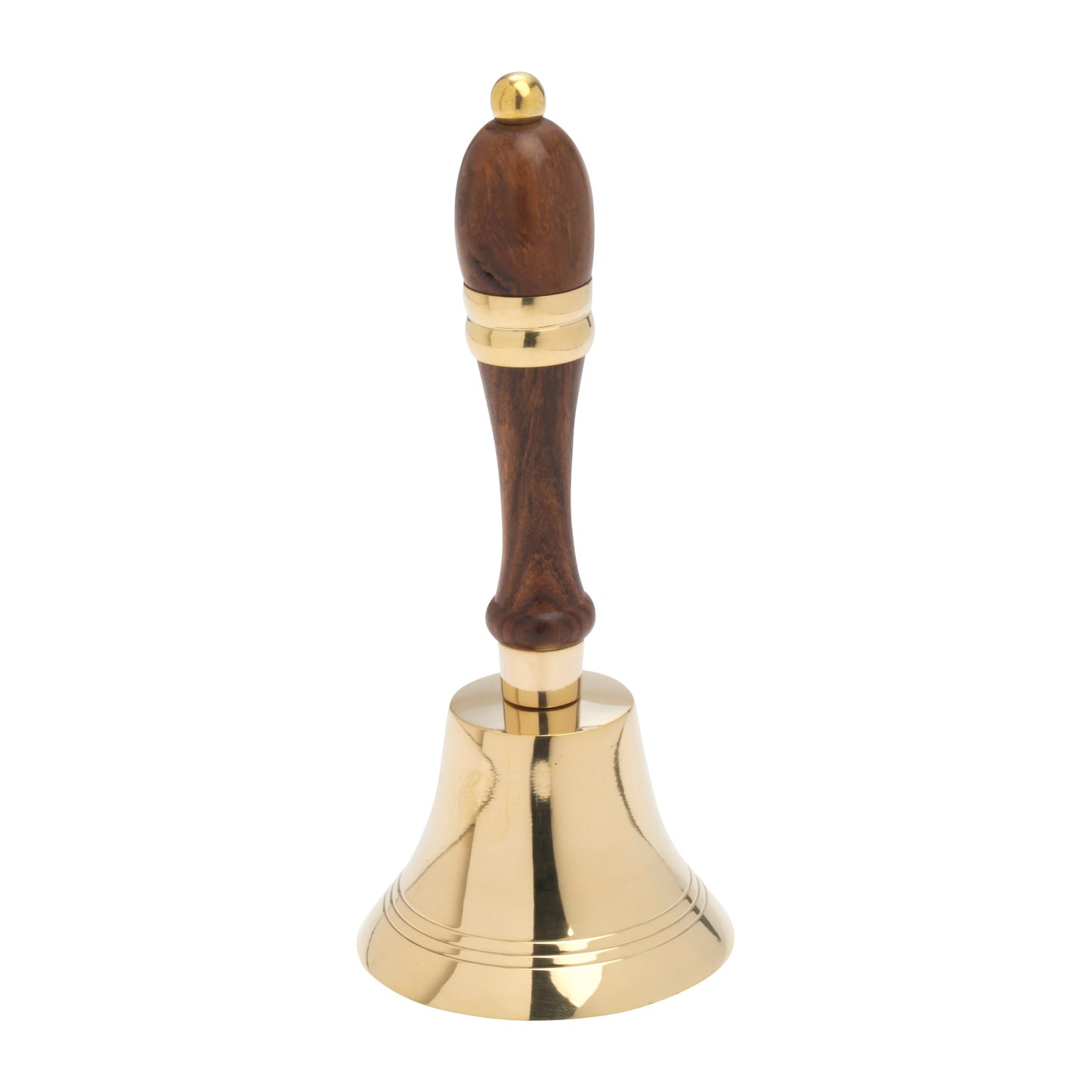 Campana altare manico di legno H 21 cm