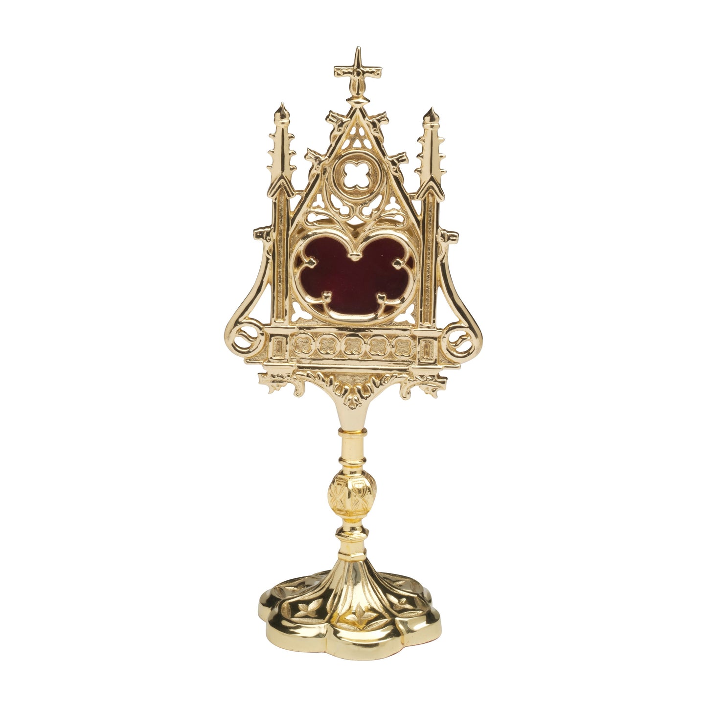 Reliquiario dorato H 32 cm