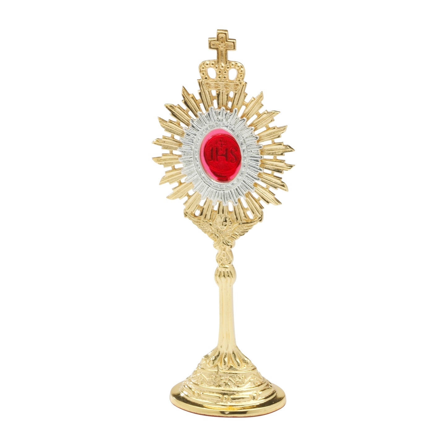 Reliquiario dorato H 18 cm