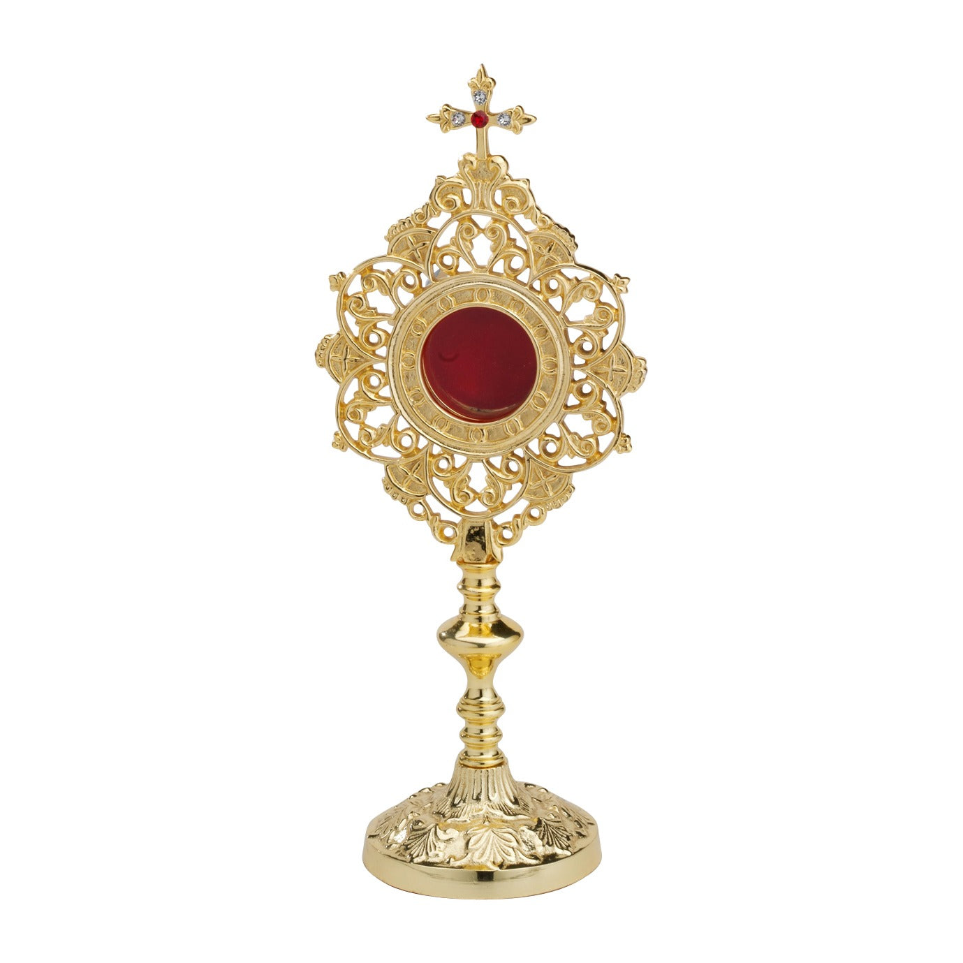 Reliquiario dorato H 25 cm