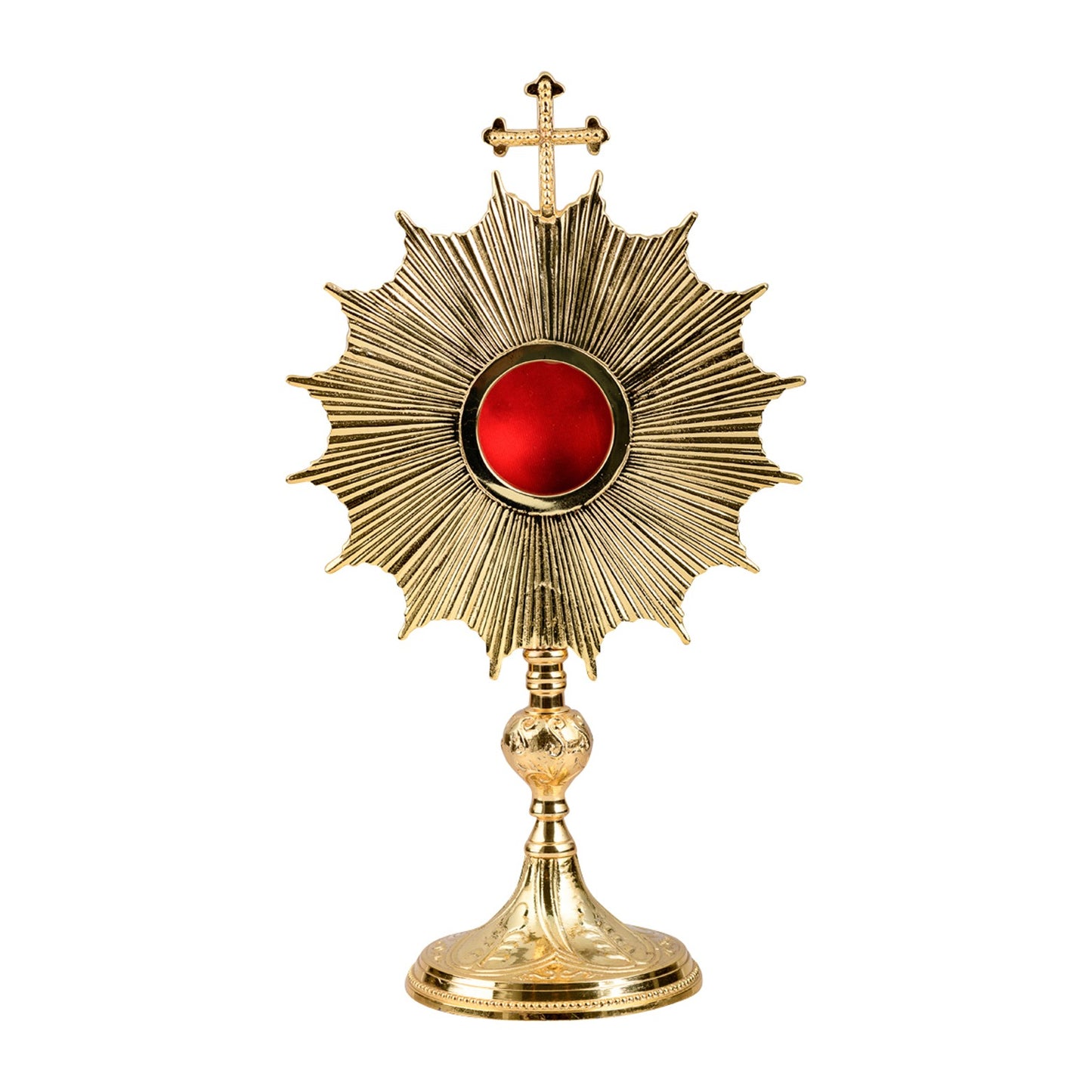 Reliquario dorato H 35 cm