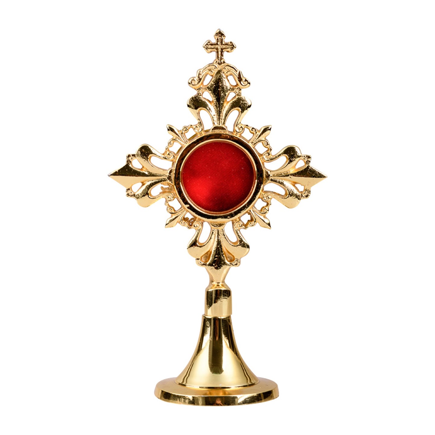 Reliquiario dorato H 17 cm