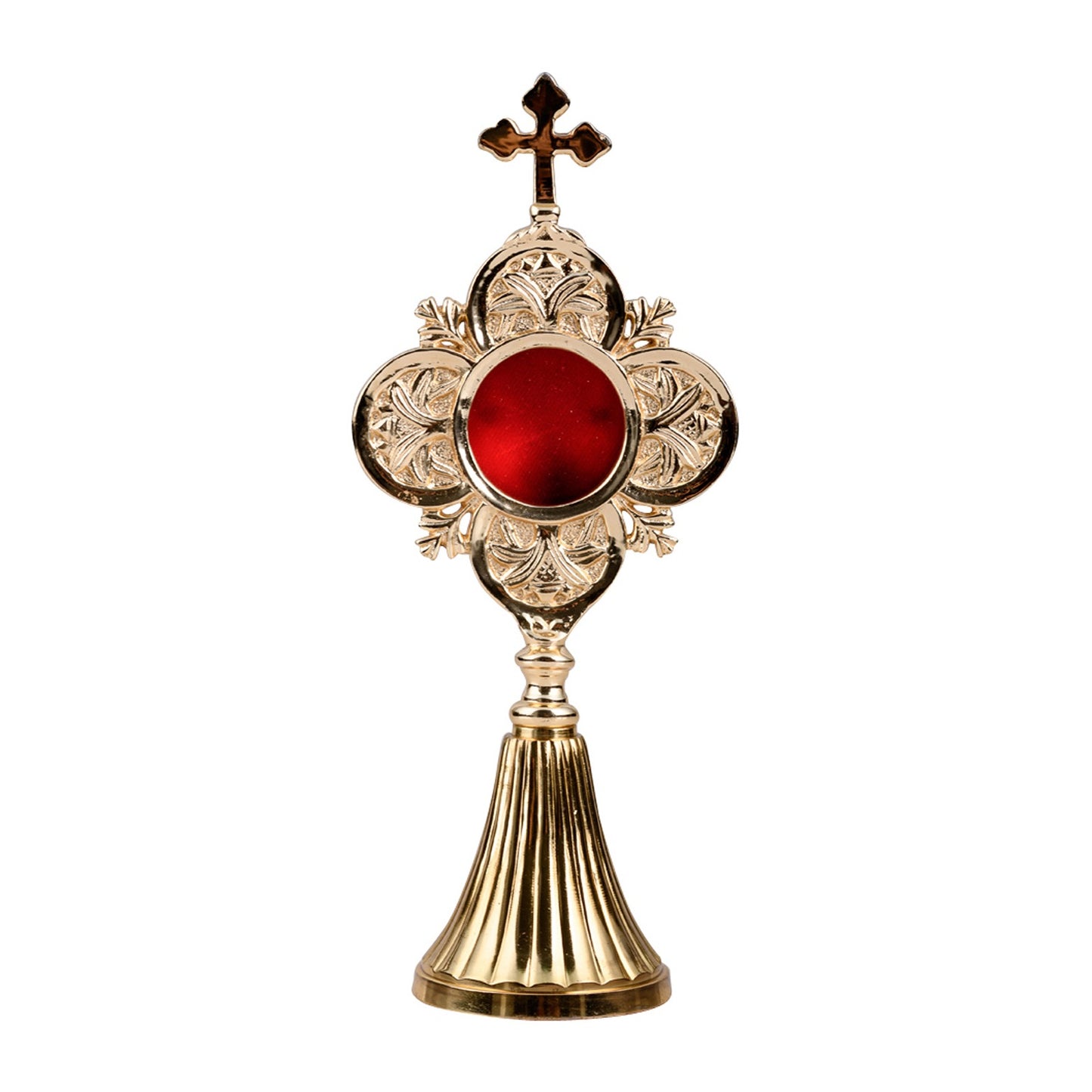 Reliquiario dorato H 22 cm