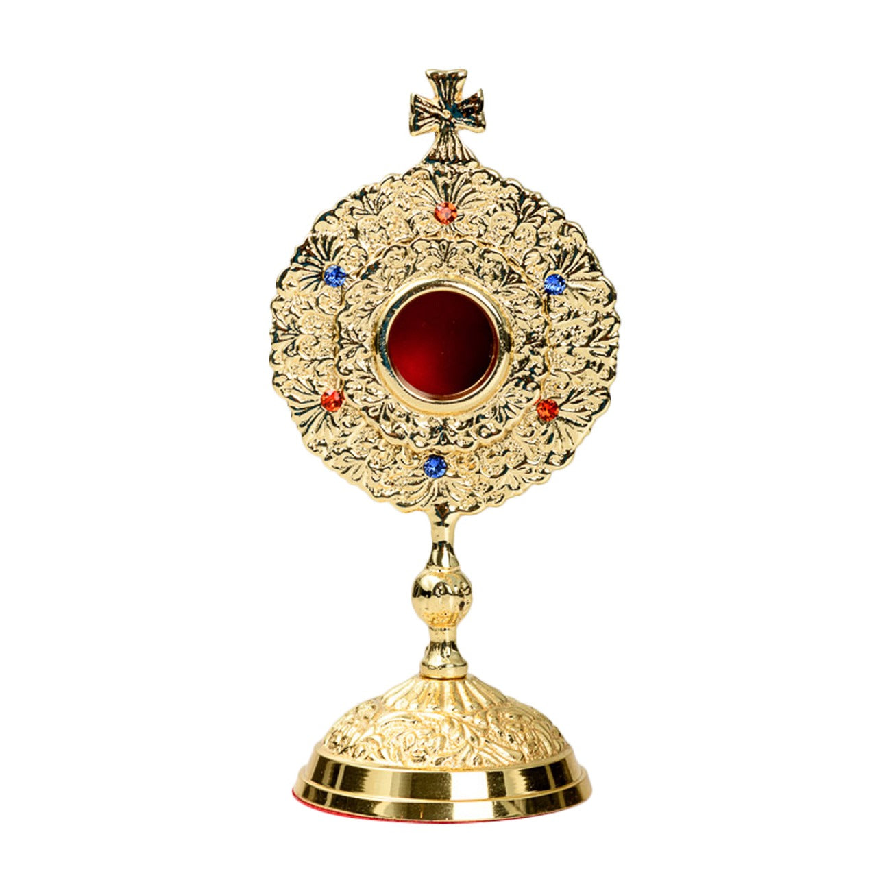 Reliquiario dorato H 15 cm
