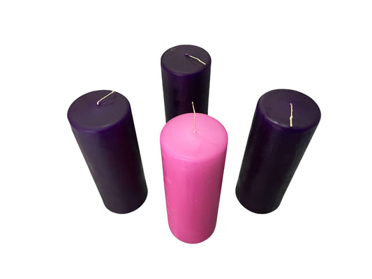 Candele Avvento 190mm - 70mm - Lux Dei - Vendita Articoli Religiosi