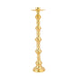 Candeliere colore oro, altezza 60cm – bossolo d3 d4 d5 - Lux Dei - Vendita Articoli Religiosi