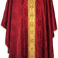 Casula damascata con particolare scollatura - luxdei.it