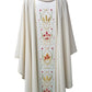 Casula in misto lana lurex con stolone - luxdei.it