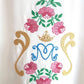 Casula mariana con ricamo "m rose" sul davanti e sul resto - luxdei.it