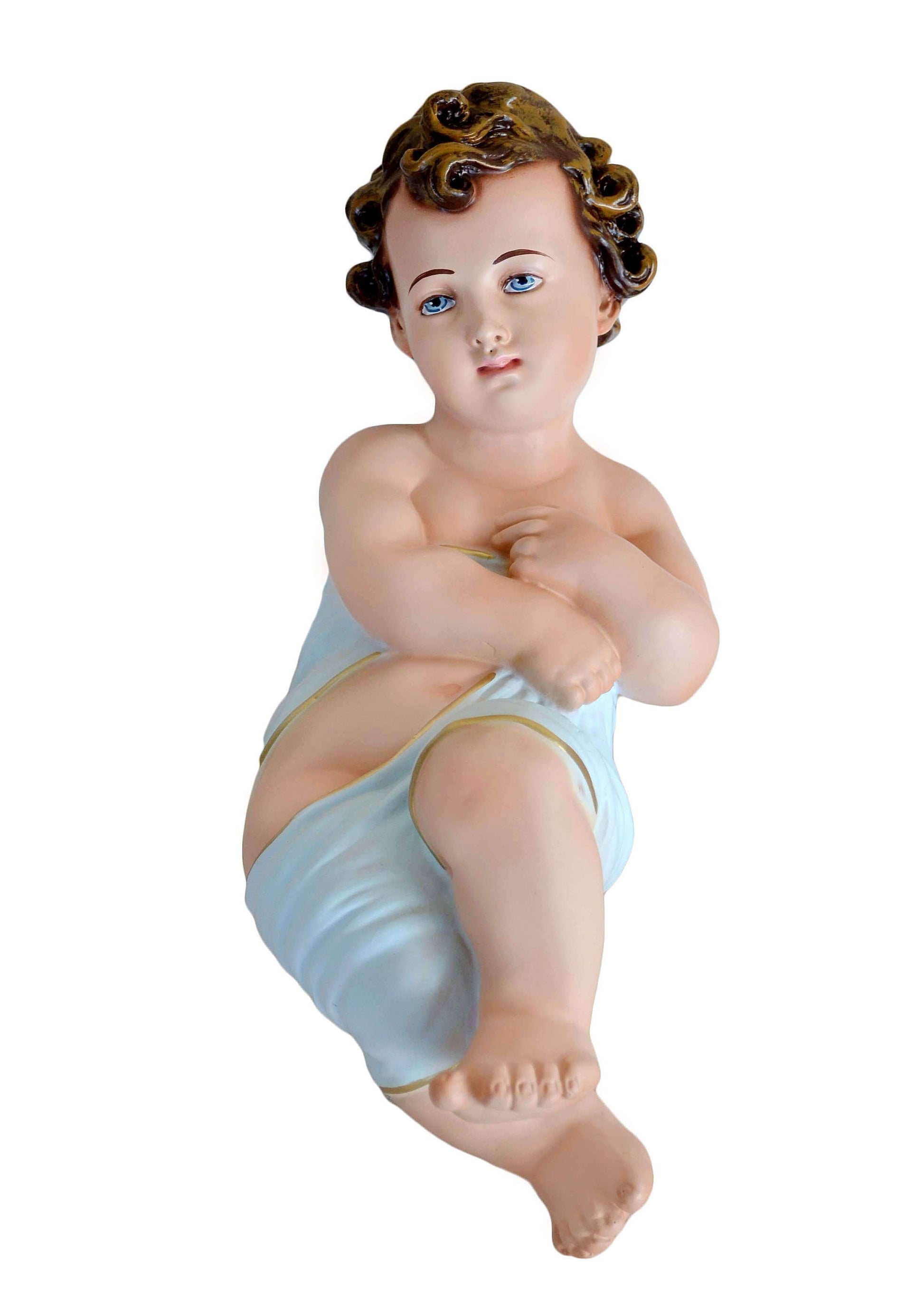 Gesù Bambino 10 cm gesso colorato Arte Barsanti | vendita online su HOLYART Gesù Bambino 10 cm gesso colorato Arte Barsanti | vendita online su HOLYART