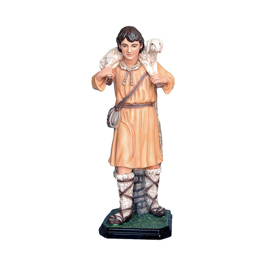Statua Pastore con Agnello - 100cm