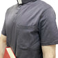 Polo Clergyman Sacerdote Cotone 100% - Grigio Scuro - luxdei.it