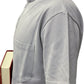 Polo Clergyman Sacerdote Cotone Piquet - Grigio Chiaro - luxdei.it