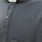 Polo Clergyman Sacerdote Cotone Piquet - Nera - luxdei.it