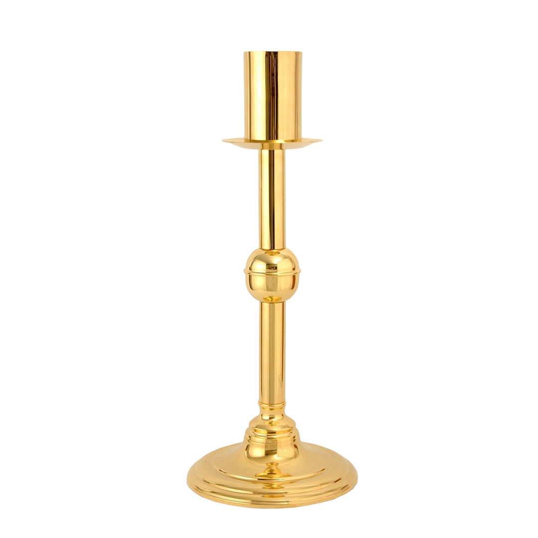 Porta cerone color oro, diam. 8cm - Lux Dei - Vendita Articoli Religiosi
