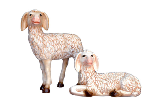 Statua Agnello - Seduto e In piedi - Lux Dei - Vendita Articoli Religiosi
