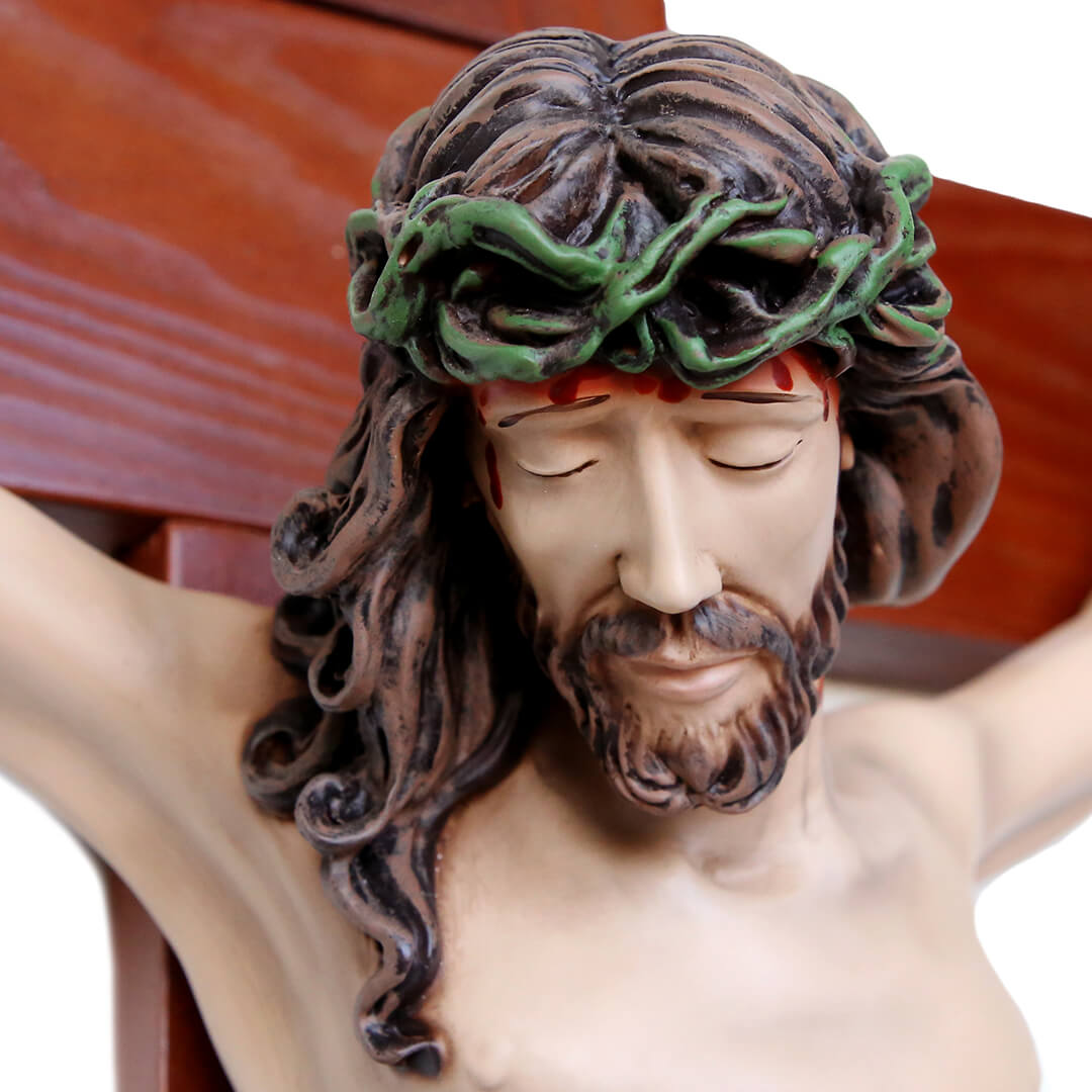 Statua Cristo in Croce - 70cm - Lux Dei - Vendita Articoli Religiosi