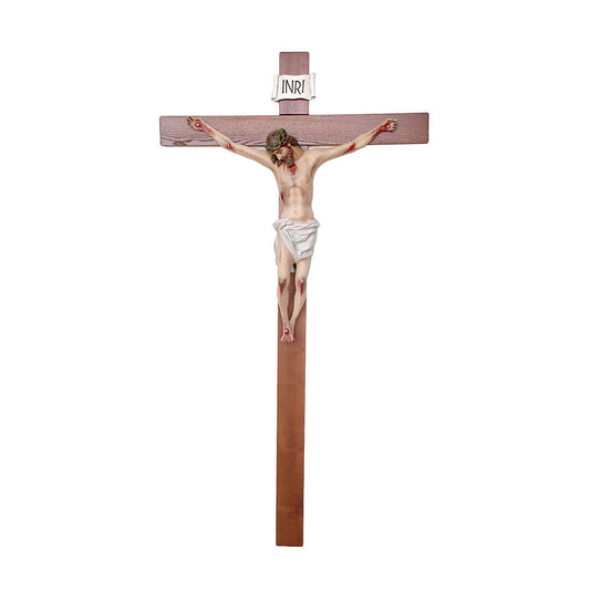 Statua Cristo in Croce - 80cm - Lux Dei - Vendita Articoli Religiosi