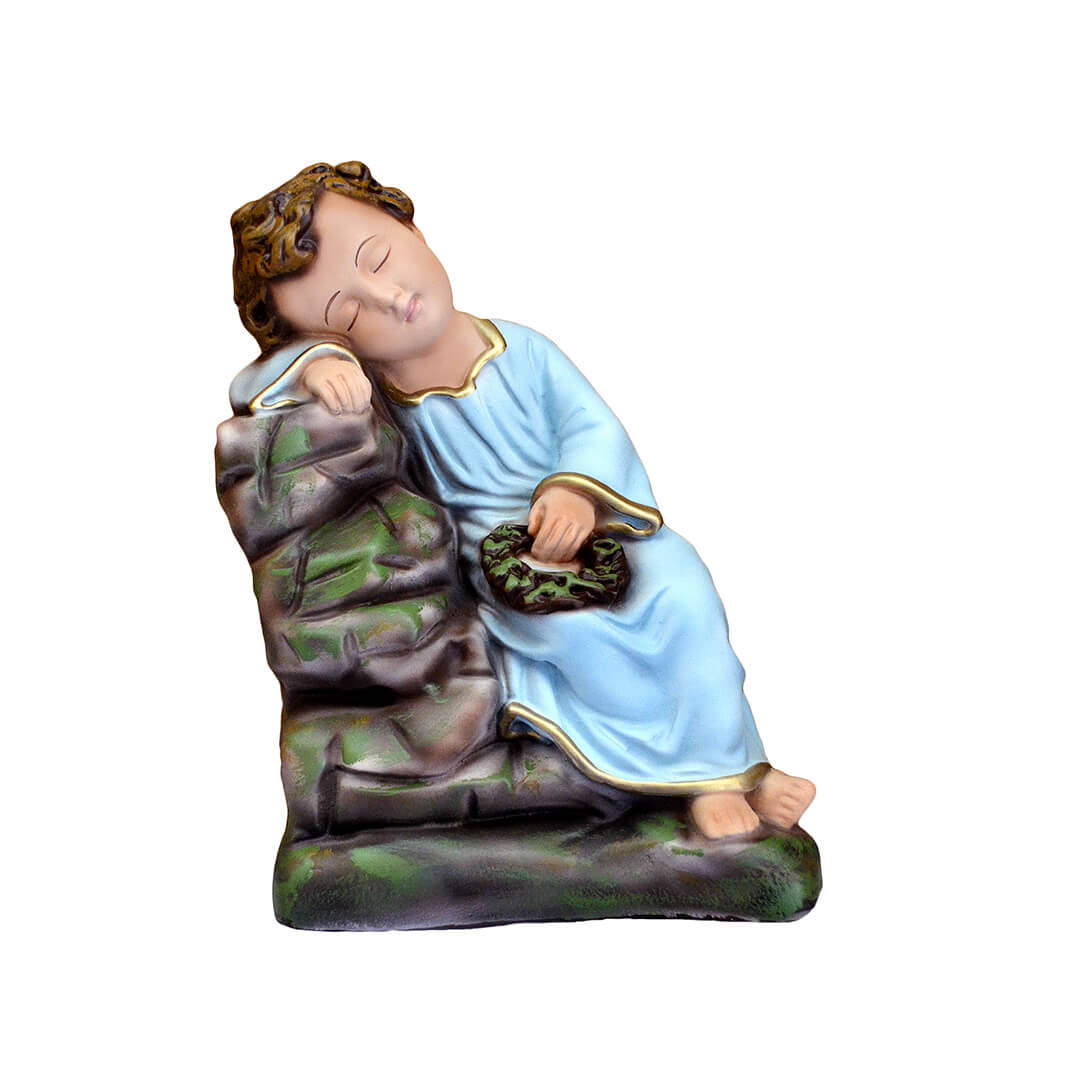 Statua Gesù Bambino dormiente 30cm - Lux Dei - Vendita Articoli Religiosi