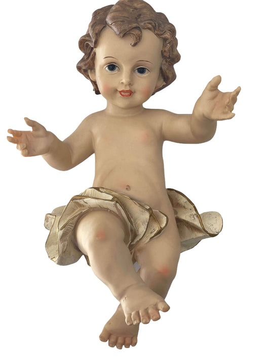 Statua Gesù Bambino in Fasce - 23cm - Lux Dei - Vendita Articoli Religiosi