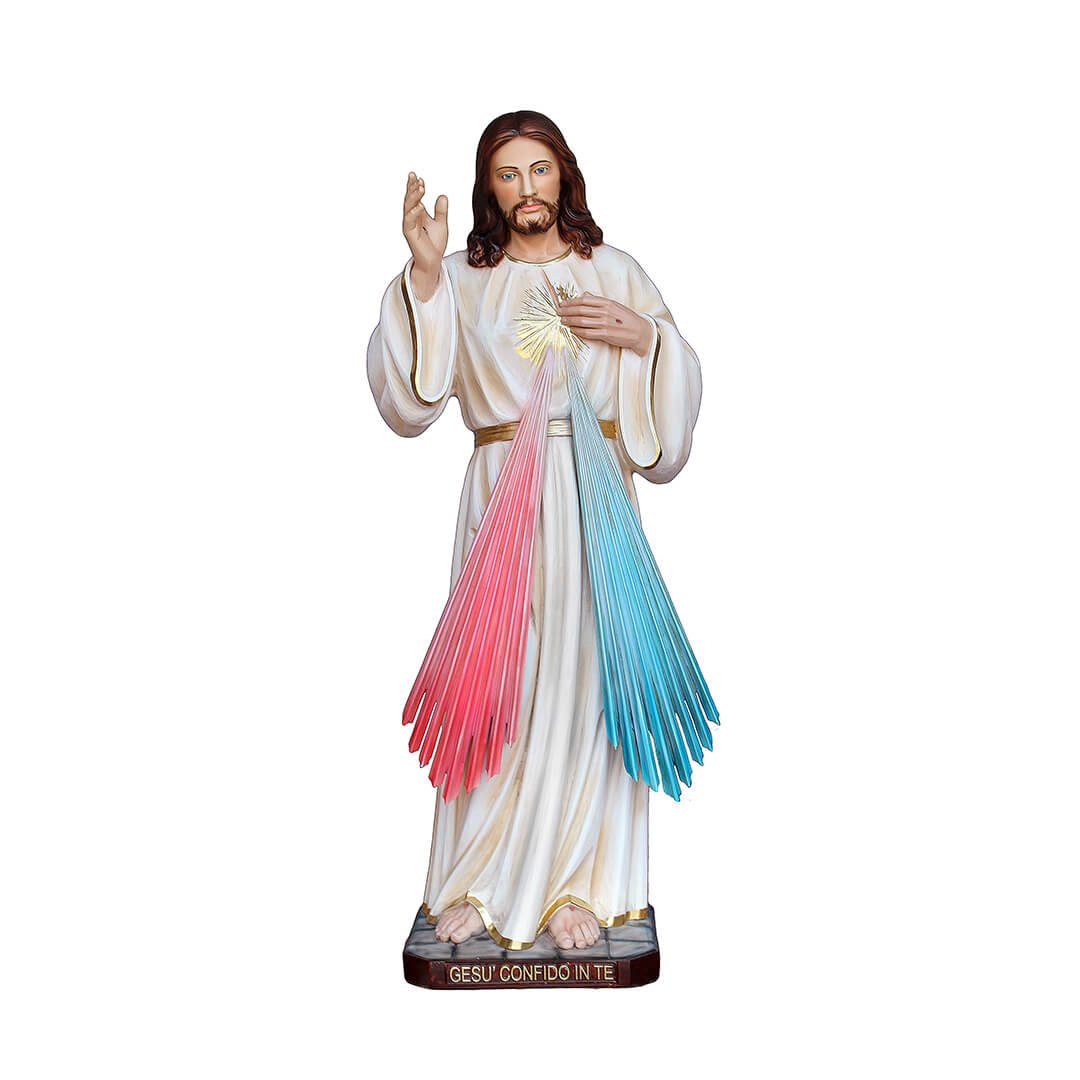Statua Gesù Misericordioso - 80cm - Lux Dei - Vendita Articoli Religiosi