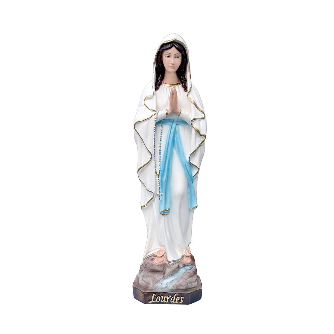 Statua Madonna di Lourdes - 50cm - Lux Dei - Vendita Articoli Religiosi