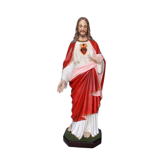Statua Sacro Cuore - 155cm - Lux Dei - Vendita Articoli Religiosi