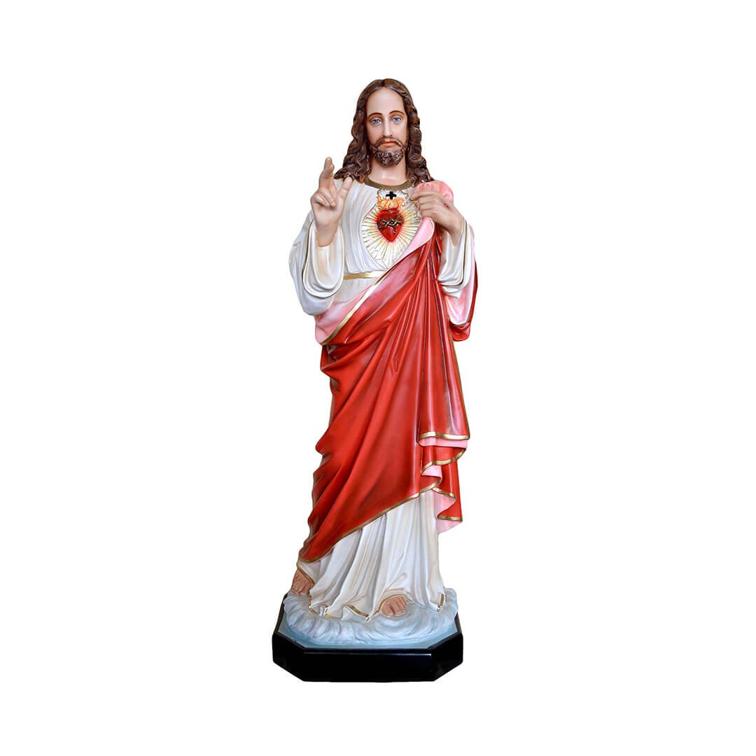 Statua Sacro Cuore Benedicente - 140cm - Lux Dei - Vendita Articoli Religiosi