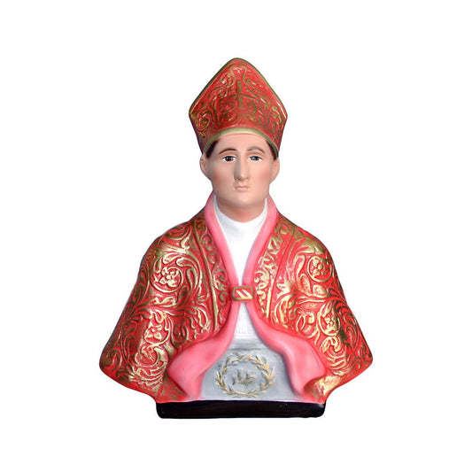 Statua San Gennaro - 15cm, busto - Lux Dei - Vendita Articoli Religiosi