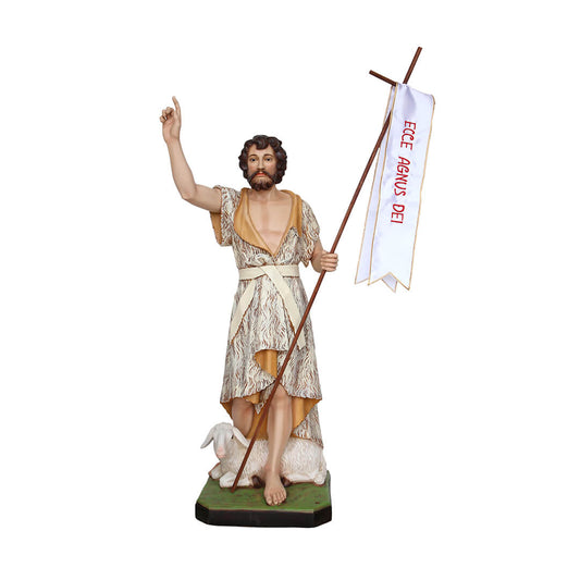 Statua San Giovanni Battista - 100cm - Lux Dei - Vendita Articoli Religiosi