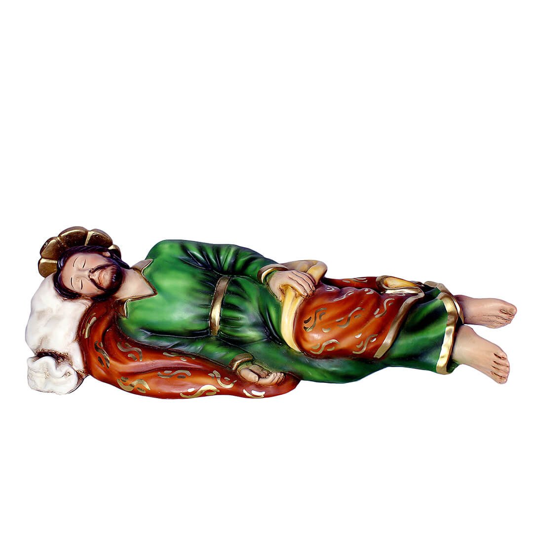 Statua San Giuseppe dormiente - 40cm - Lux Dei - Vendita Articoli Religiosi