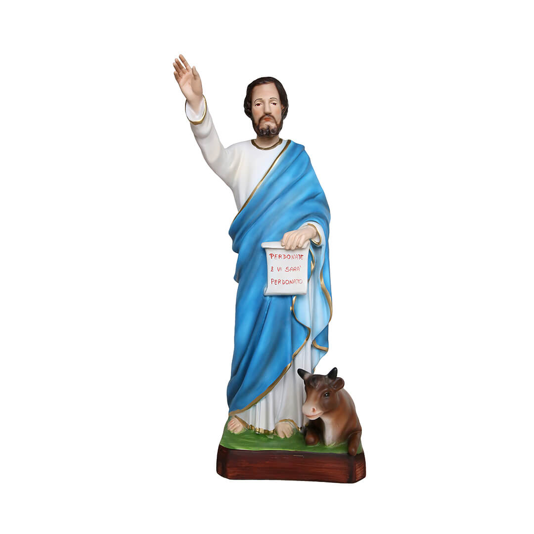 Statua San Luca Evangelista - 40cm - Lux Dei - Vendita Articoli Religiosi