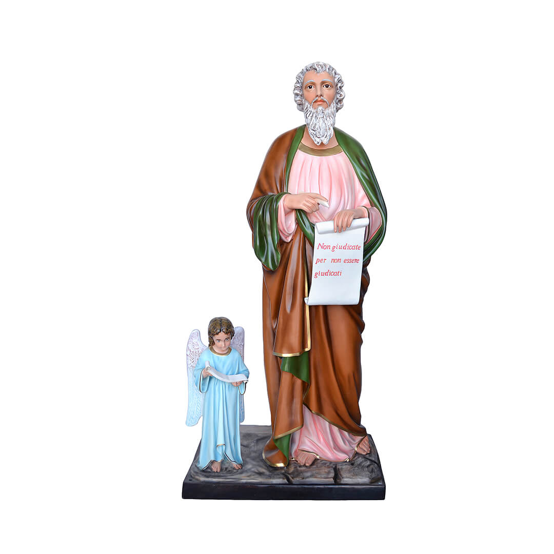 Statua San Matteo Evangelista - 160cm - Lux Dei - Vendita Articoli Religiosi