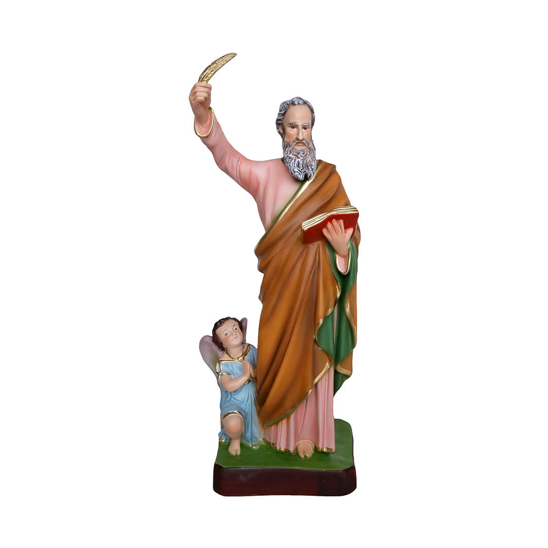 Statua San Matteo Evangelista - 40cm - Lux Dei - Vendita Articoli Religiosi