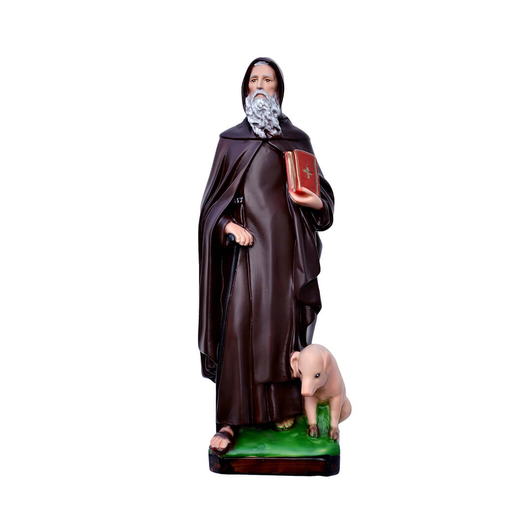Statua Sant'Antonio Abate - 40cm - Lux Dei - Vendita Articoli Religiosi